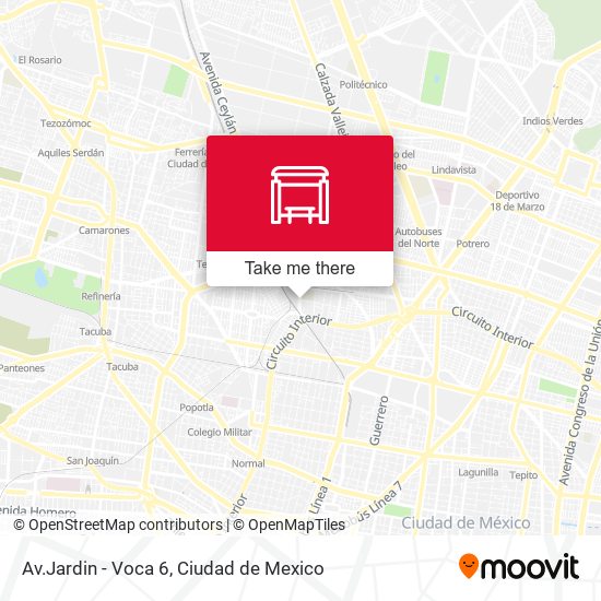 Mapa de Av.Jardin - Voca 6