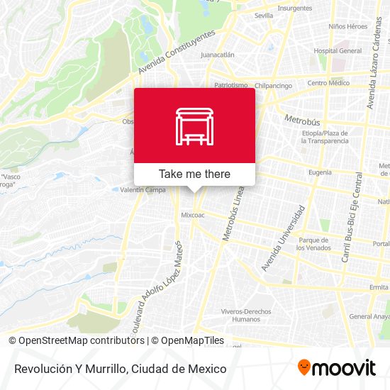 Mapa de Revolución Y Murrillo