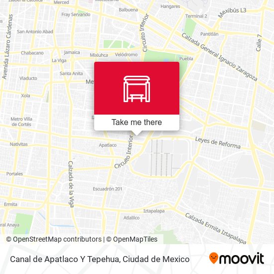 Mapa de Canal de Apatlaco Y Tepehua