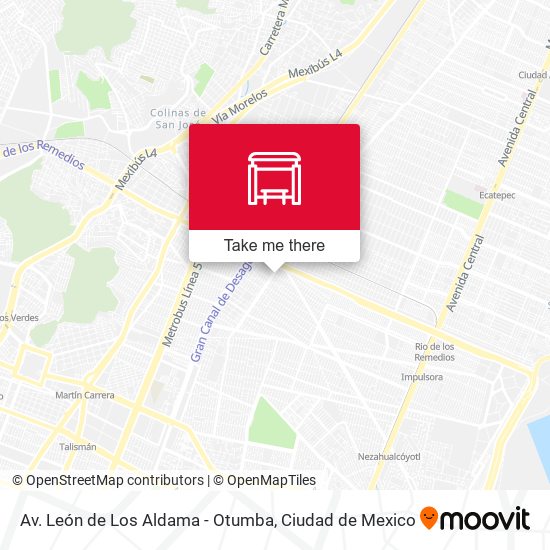 Av. León de Los Aldama - Otumba map