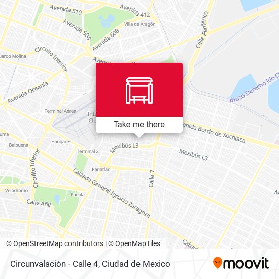 Mapa de Circunvalación - Calle 4