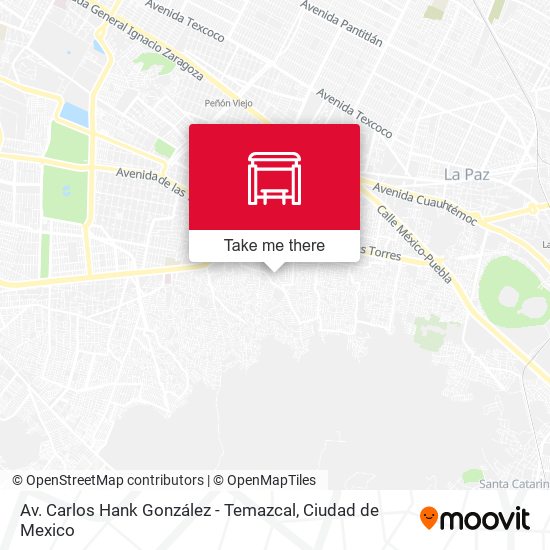 Av. Carlos Hank González - Temazcal map