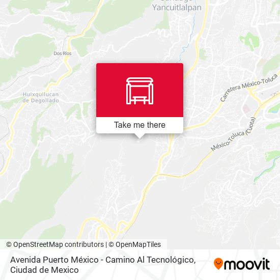Avenida Puerto México - Camino Al Tecnológico map