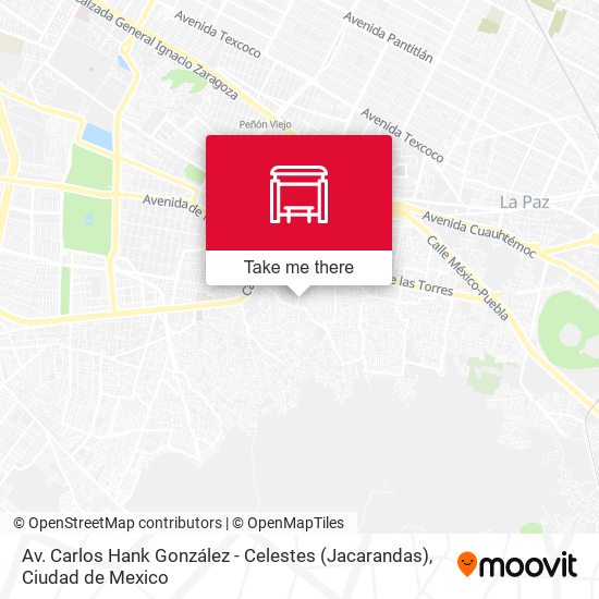 Av. Carlos Hank González - Celestes (Jacarandas) map