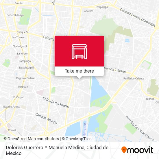Mapa de Dolores Guerrero Y Manuela Medina