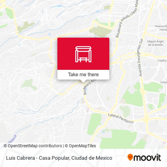 Mapa de Luis Cabrera - Casa Popular