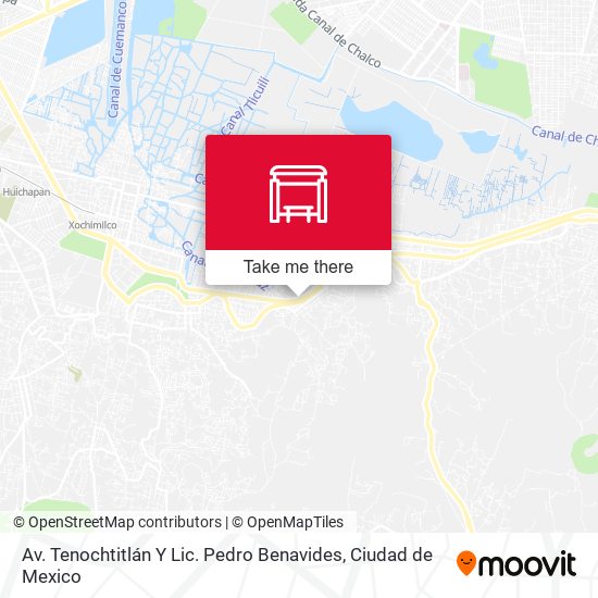 Mapa de Av. Tenochtitlán Y Lic. Pedro Benavides