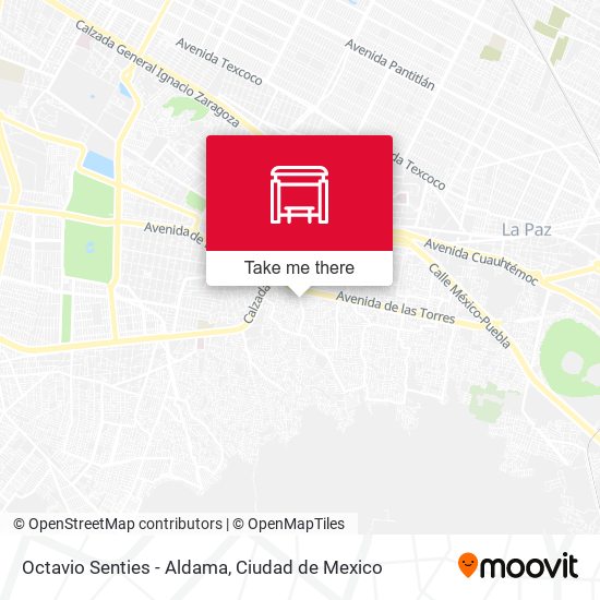 Mapa de Octavio Senties - Aldama