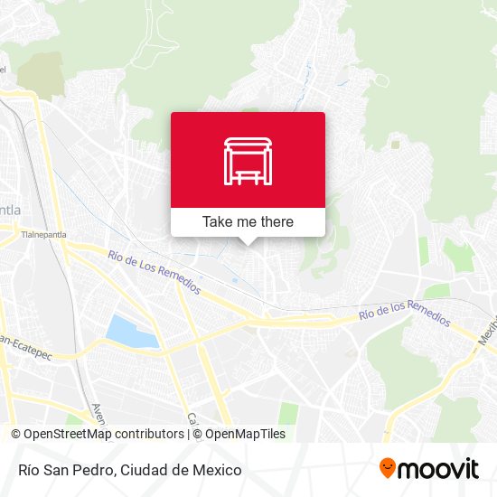 Río San Pedro map