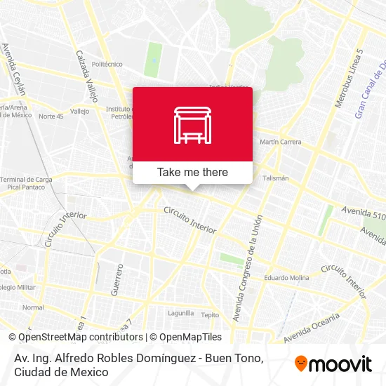 Mapa de Av. Ing. Alfredo Robles Domínguez - Buen Tono