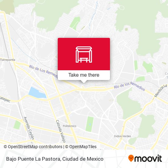 Mapa de Bajo Puente La Pastora