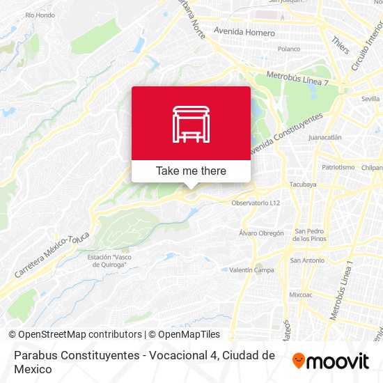 Parabus Constituyentes - Vocacional 4 map