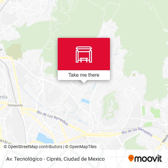 Mapa de Av. Tecnológico - Ciprés