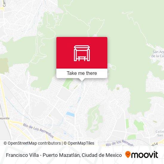 Francisco Villa - Puerto Mazatlán map