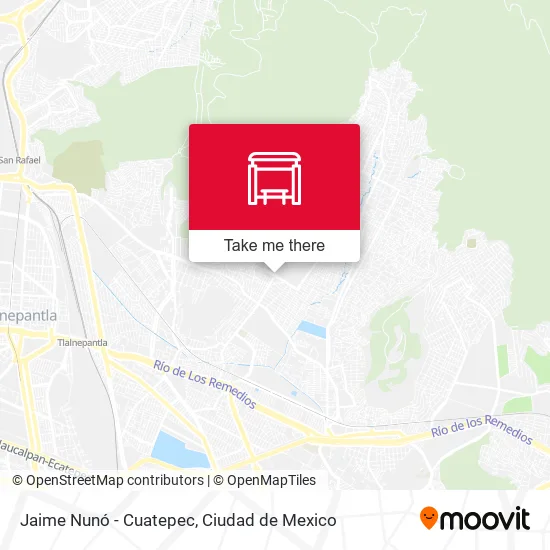 Mapa de Jaime Nunó - Cuatepec