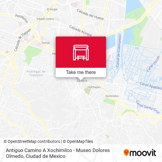 Antiguo Camino A Xochimilco - Museo Dolores Olmedo map