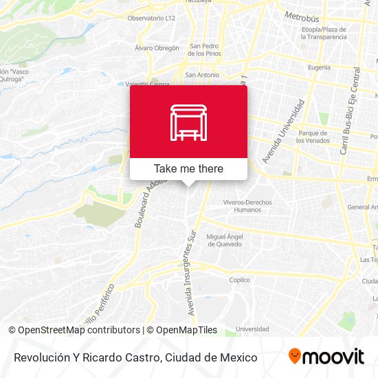 Mapa de Revolución Y Ricardo Castro