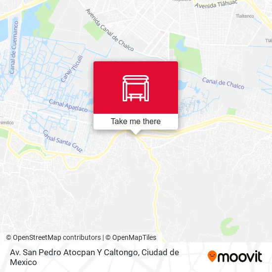 Av. San Pedro Atocpan Y Caltongo map