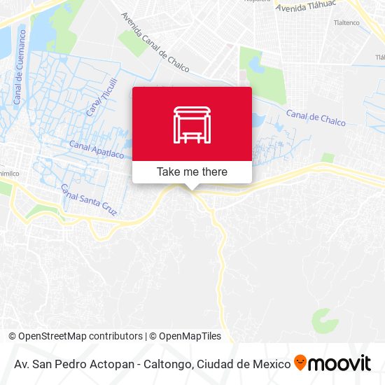 Av. San Pedro Actopan - Caltongo map