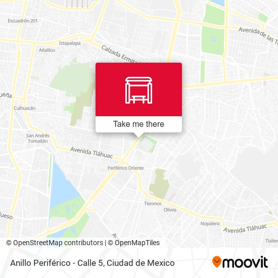 Anillo Periférico - Calle 5 map