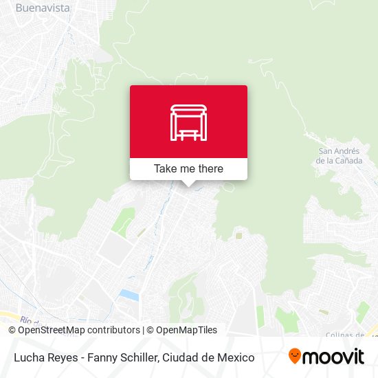 Lucha Reyes - Fanny Schiller map