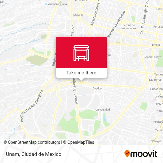Unam map