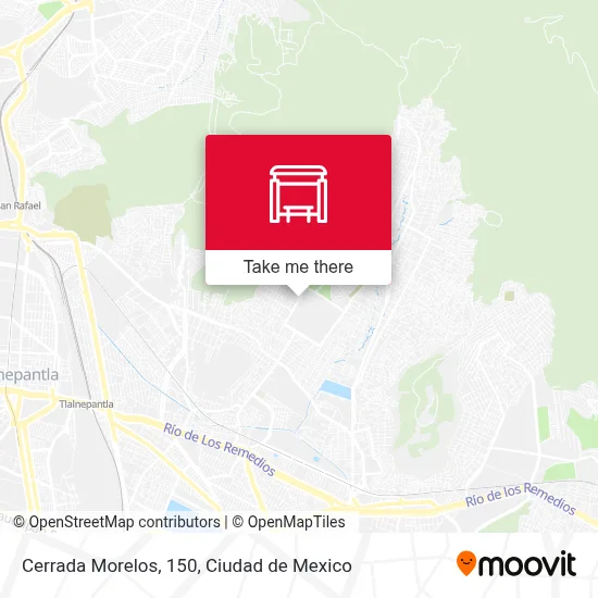 Cerrada Morelos, 150 map
