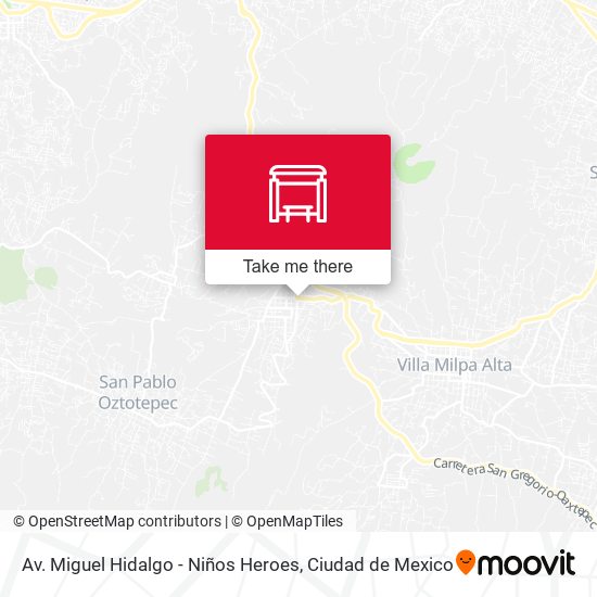 Mapa de Av. Miguel Hidalgo - Niños Heroes