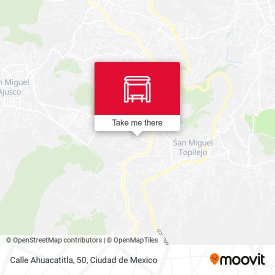 Calle Ahuacatitla, 50 map