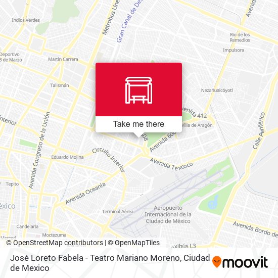 José Loreto Fabela - Teatro Mariano Moreno map