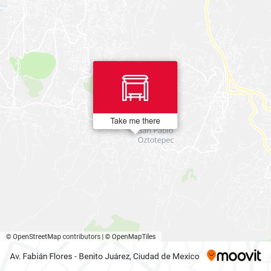 Av. Fabián Flores - Benito Juárez map