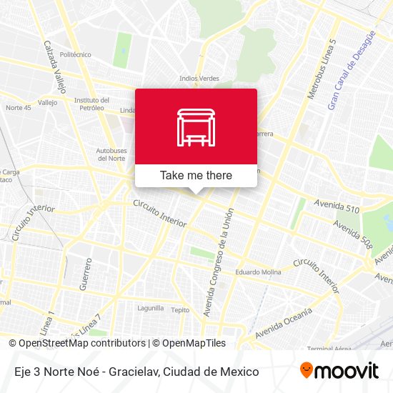 Eje 3 Norte Noé - Gracielav map