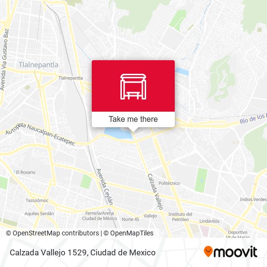 Calzada Vallejo 1529 map