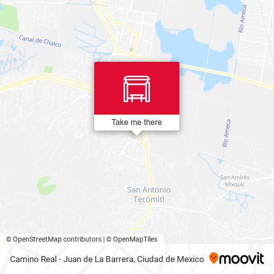 Camino Real - Juan de La Barrera map