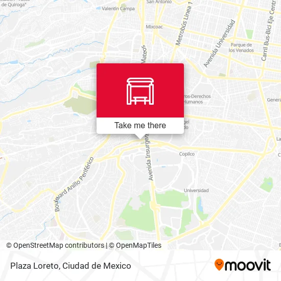 Plaza Loreto map