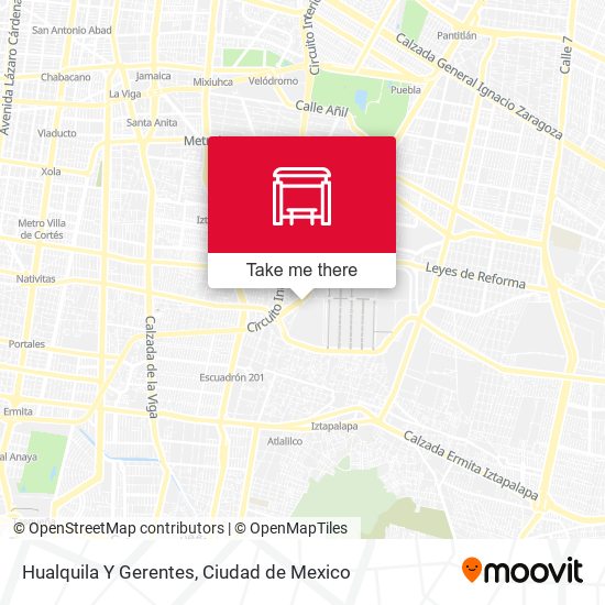 Hualquila Y Gerentes map
