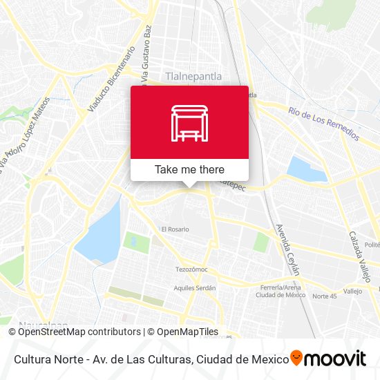 Cultura Norte - Av. de Las Culturas map