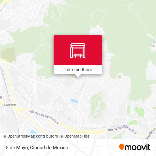 Mapa de 5 de Mayo