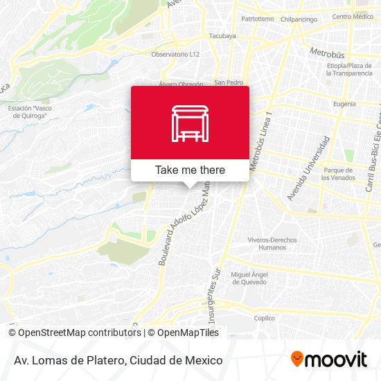 Mapa de Av. Lomas de Platero