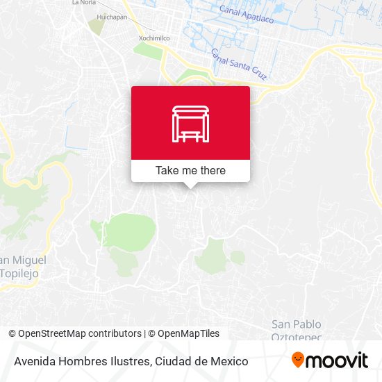 Mapa de Avenida Hombres Ilustres