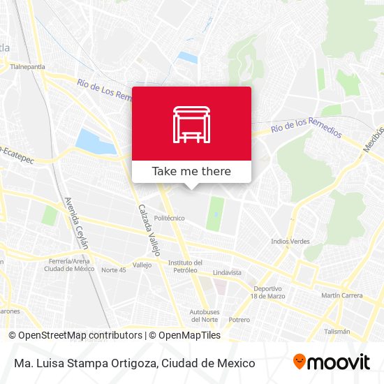 Mapa de Ma. Luisa Stampa Ortigoza