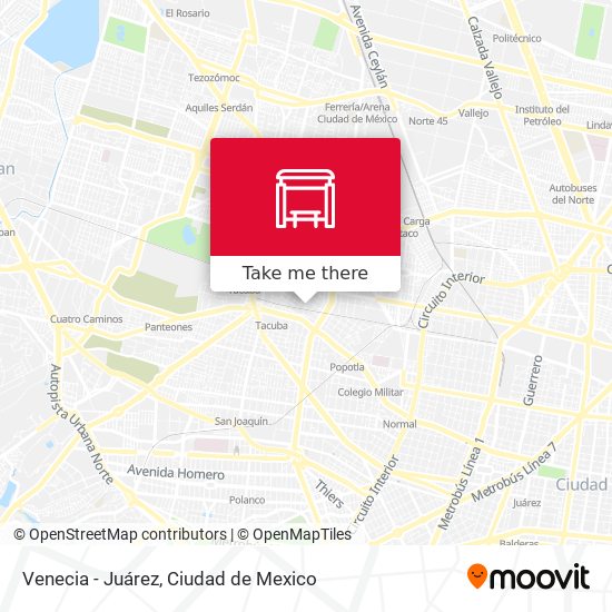 Mapa de Venecia - Juárez