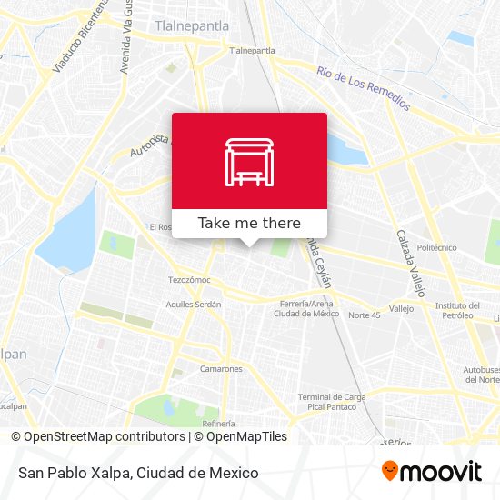 Mapa de San Pablo Xalpa