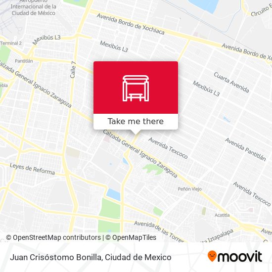 Mapa de Juan Crisóstomo Bonilla