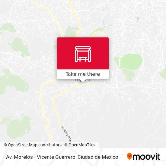Mapa de Av. Morelos - Vicente Guerrero