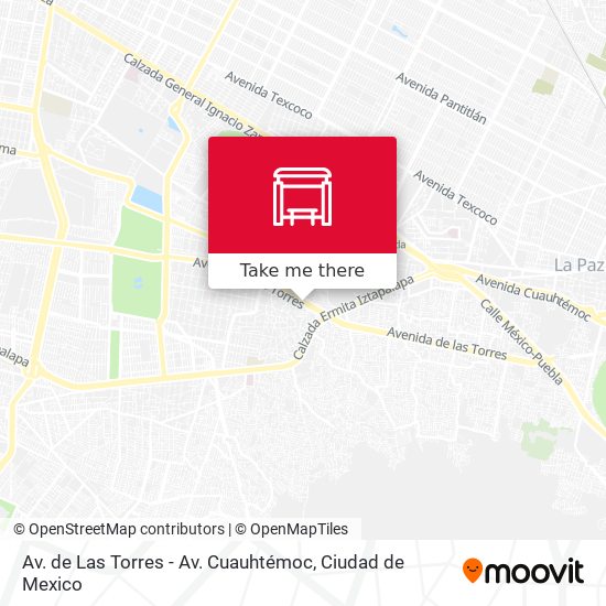 Av. de Las Torres - Av. Cuauhtémoc map