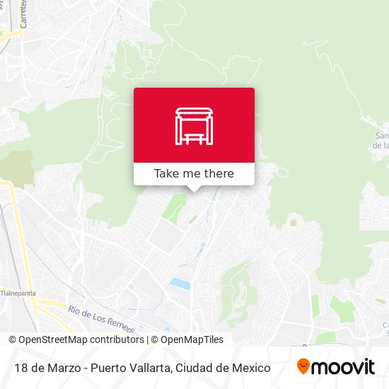 Mapa de 18 de Marzo - Puerto Vallarta