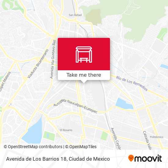 Mapa de Avenida de Los Barrios 18