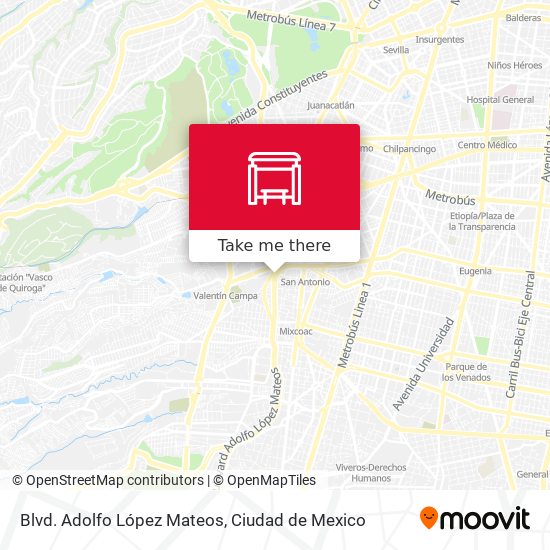 Blvd. Adolfo López Mateos map