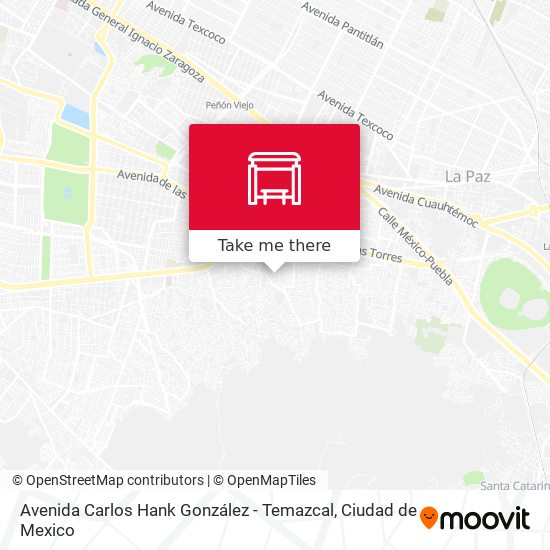 Avenida Carlos Hank González - Temazcal map